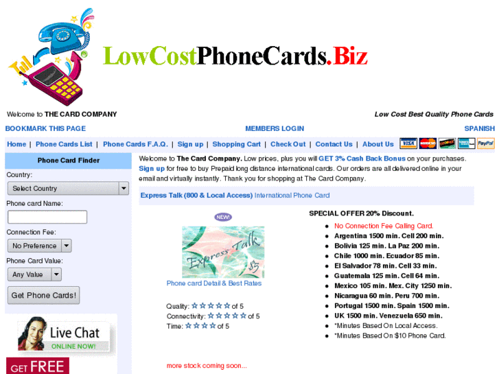 www.lowcostphonecards.biz