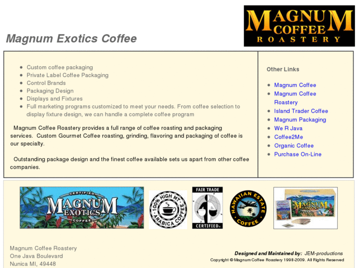 www.magnumexoticscoffee.com