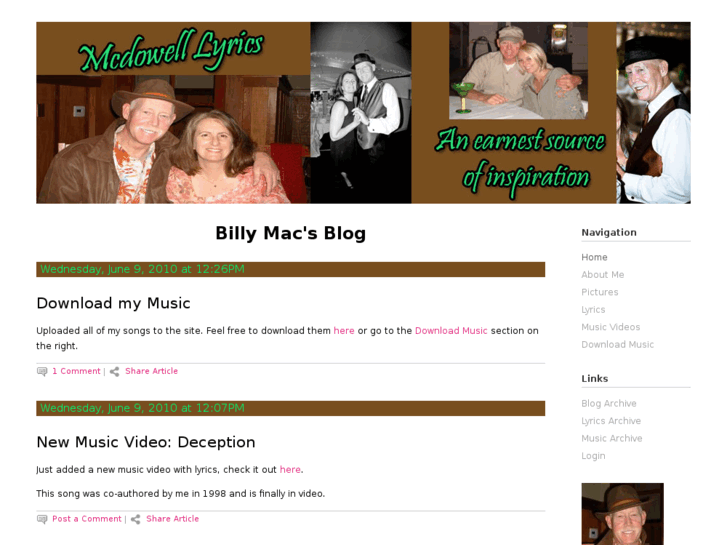 www.mcdowelllyrics.com
