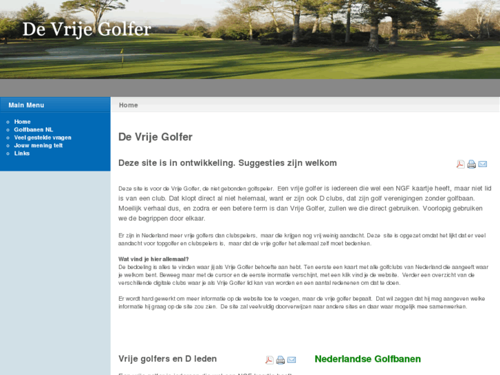 www.vrijegolfer.com