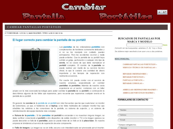 www.cambiarpantallaportatiles.es