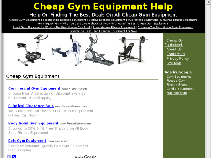 www.cheapgymequipmenthelp.com