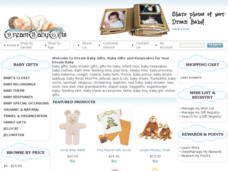 www.dreambabygifts.com