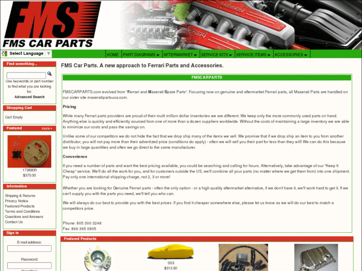 www.fmscarparts.com