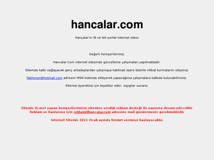 www.hancalar.com