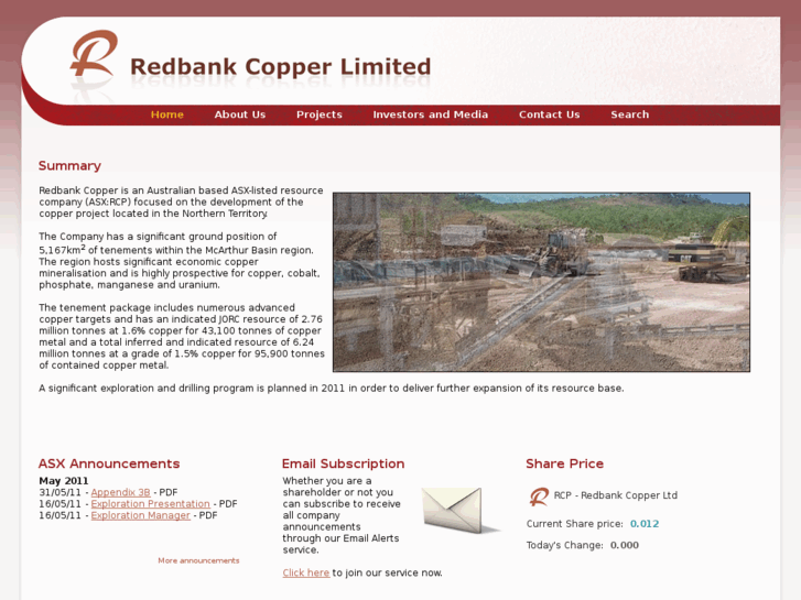 www.redbankcopper.com.au