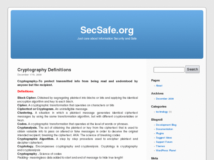 www.secsafe.org
