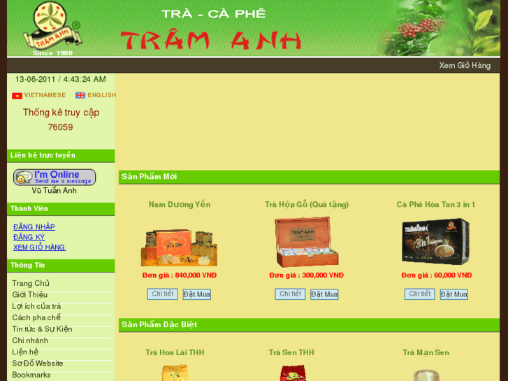 www.tramanhtea-coffee.com