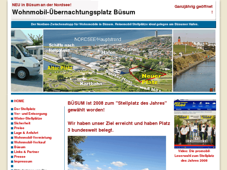 www.wohnmobiluebernachtungsplatz-buesum.de