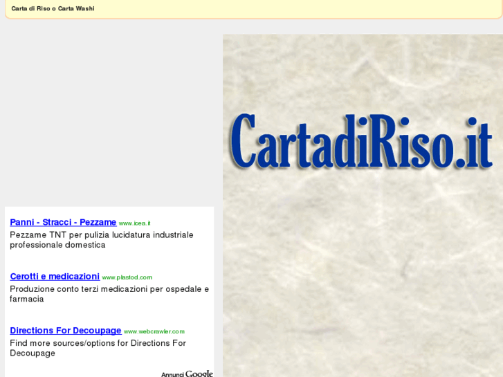 www.cartadiriso.it