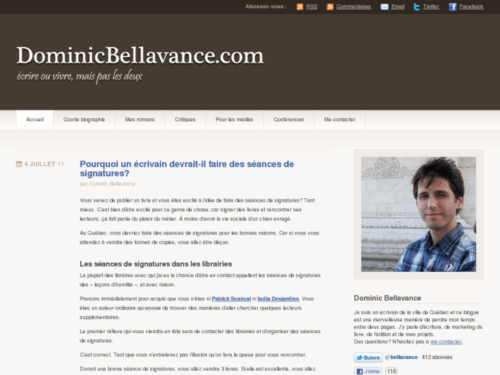 www.dominicbellavance.com