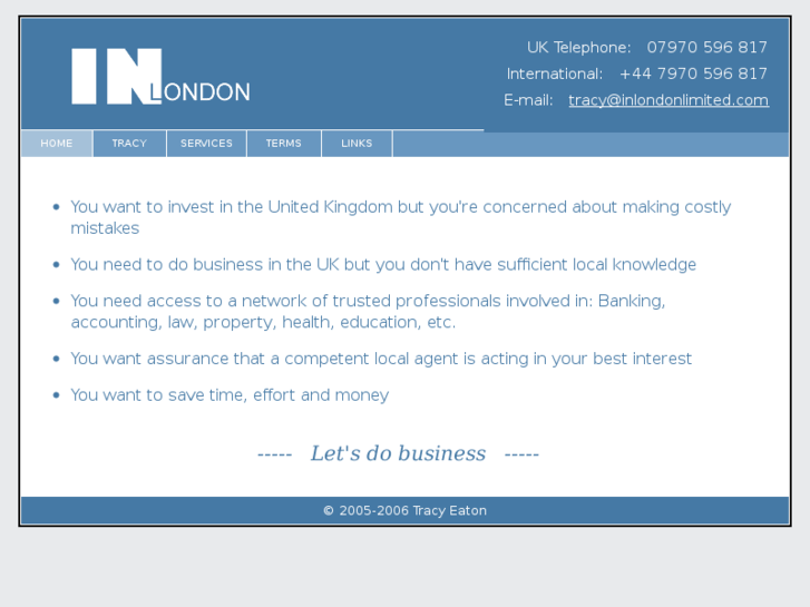 www.inlondonlimited.com