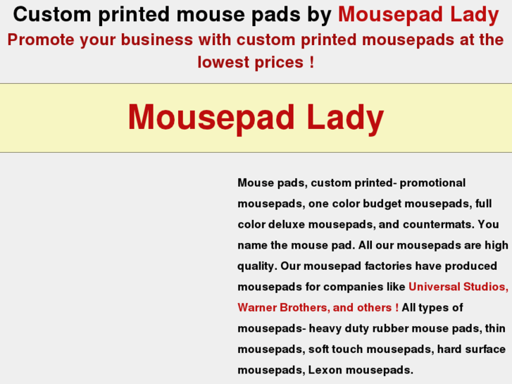 www.mousepadlady.com