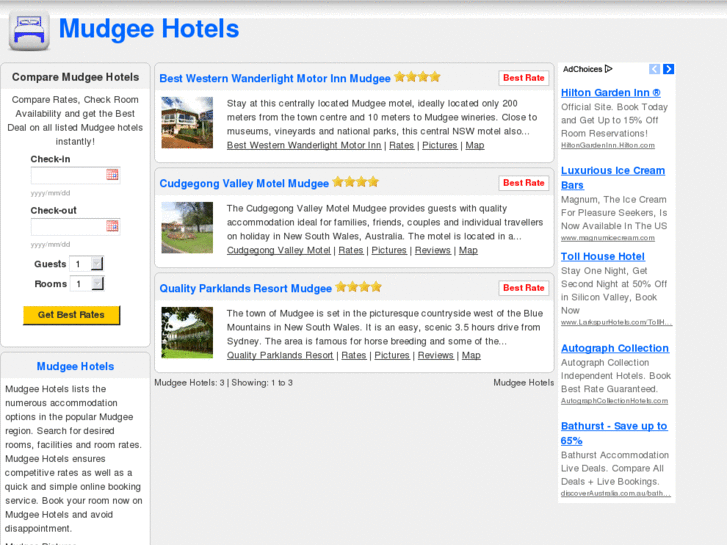 www.mudgeehotels.com