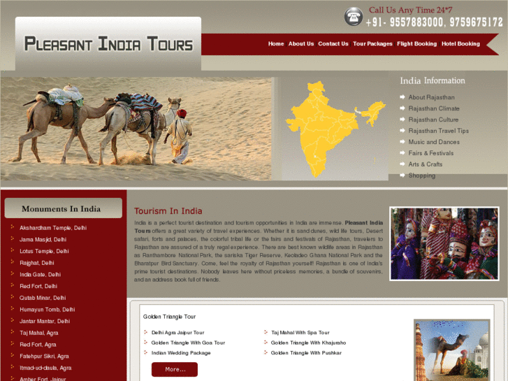 www.pleasantindiatours.com