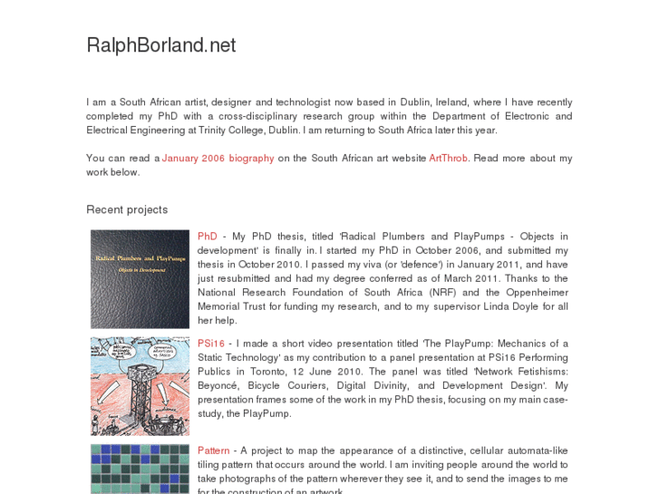 www.ralphborland.net