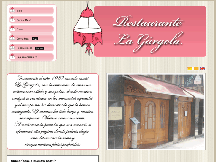 www.restaurantelagargola.com