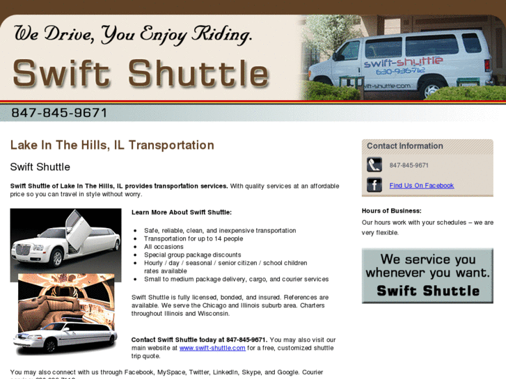 www.swiftshuttle.biz