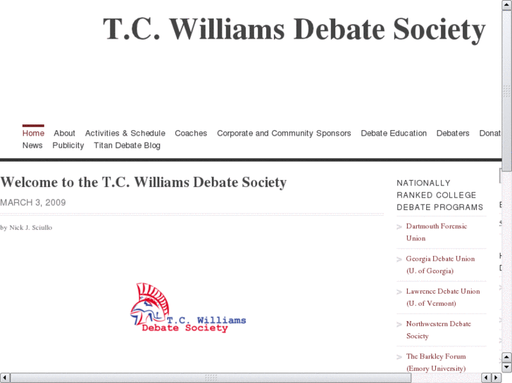 www.tcdebatesociety.org