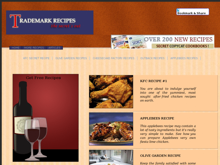 www.trademarkrecipes.com