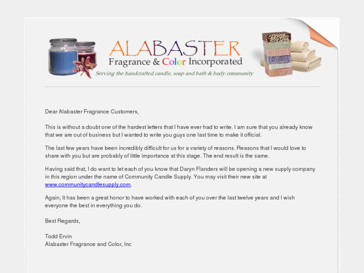 www.alabastercandlesupply.com