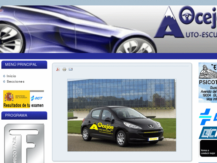 www.autoescuelaocejon.es