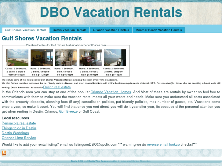 www.dbovacationrentals.com