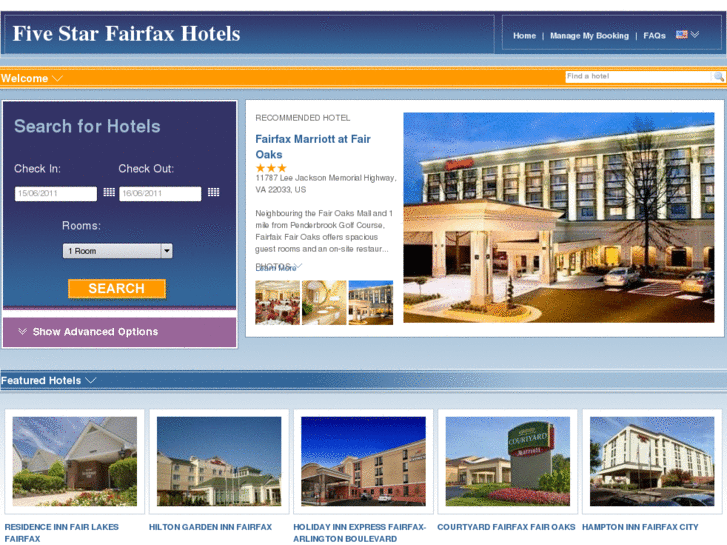 www.fivestarfairfaxhotels.com