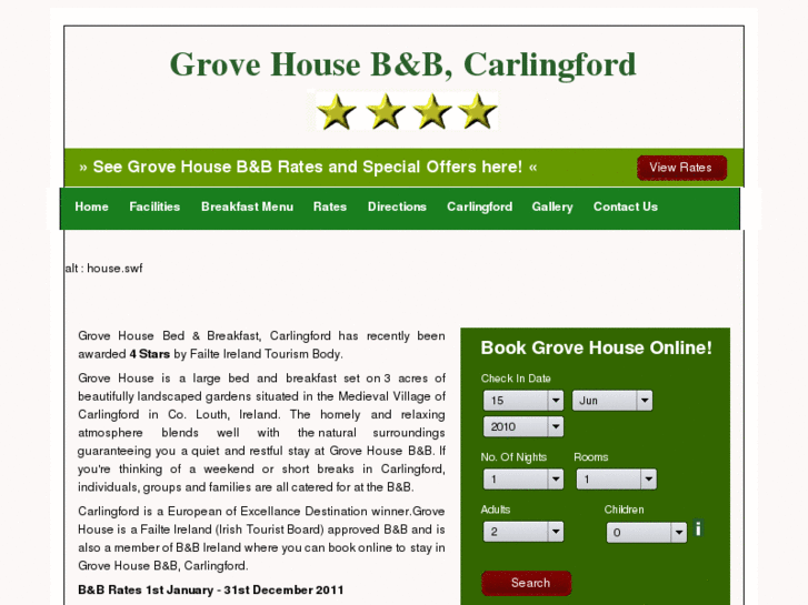 www.grovehousecarlingford.com