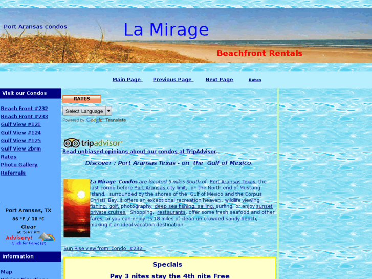 www.lamirageportaransas.com