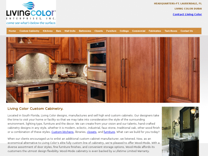 www.livingcolorcabinetry.com