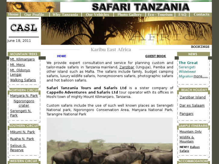 www.safaritanzania.net