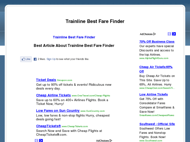 www.trainlinebestfarefinder.com