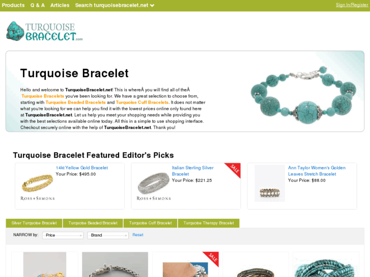 www.turquoisebracelet.net