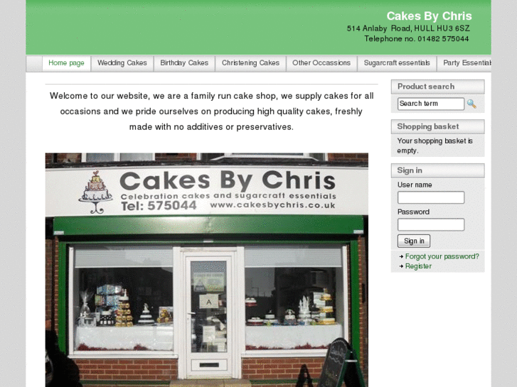 www.cakesbychris.co.uk