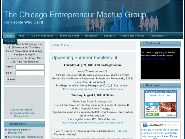 www.chicagoentrepreneurmeetup.com