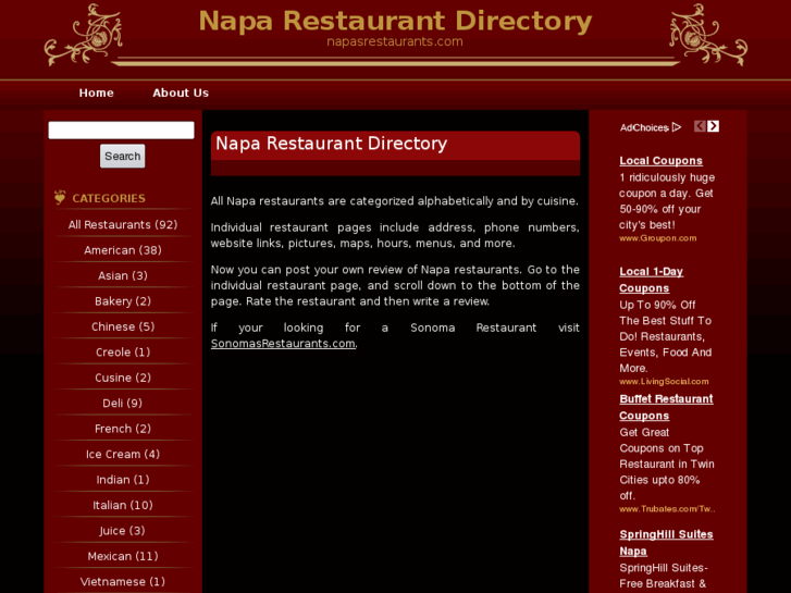 www.napasrestaurants.com