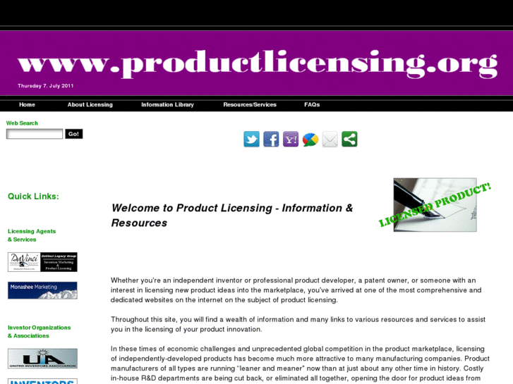 www.productlicensing.org