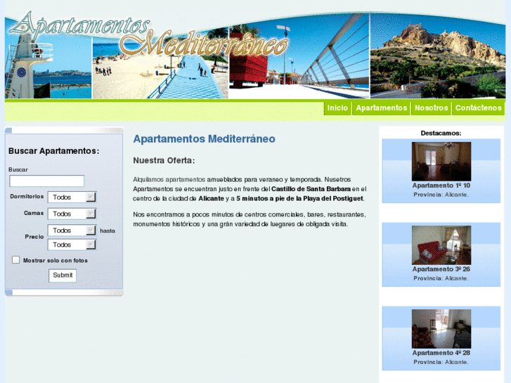 www.apartamentosmediterraneo.es