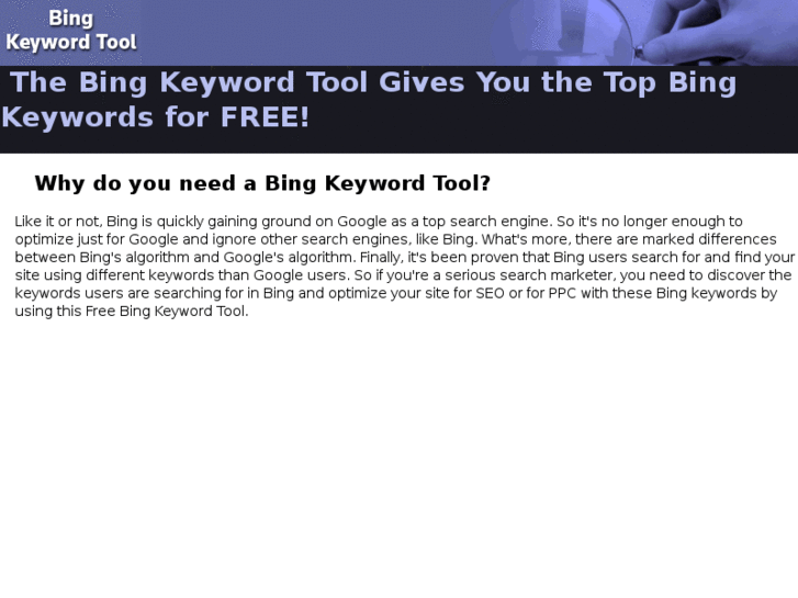 www.bingkeywordtool.com