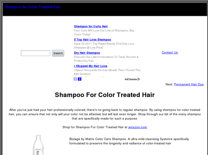 www.shampooforcolortreatedhair.com