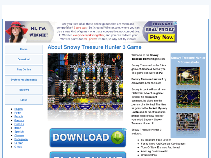 www.snowytreasurehunter3onlinegame.com