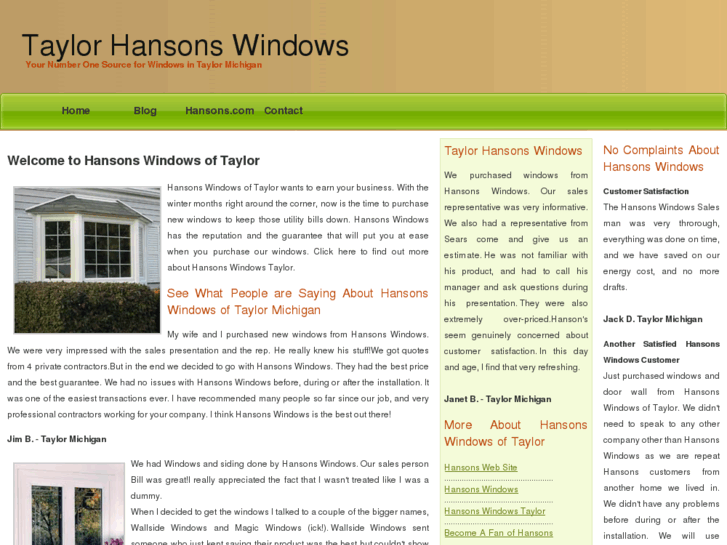 www.taylorhansonswindows.com