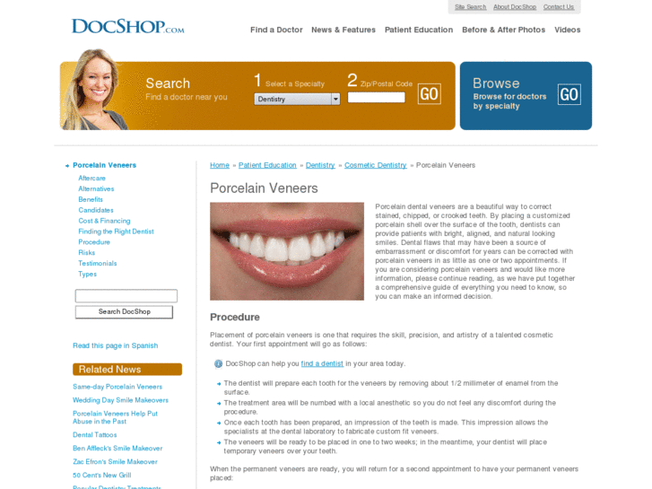 www.veneersinfocenter.com
