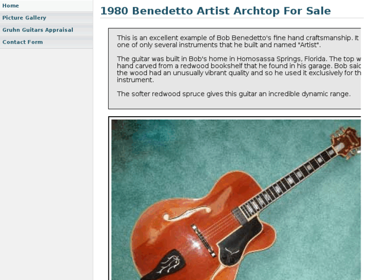 www.1980benedettoartistarchtopforsale.com