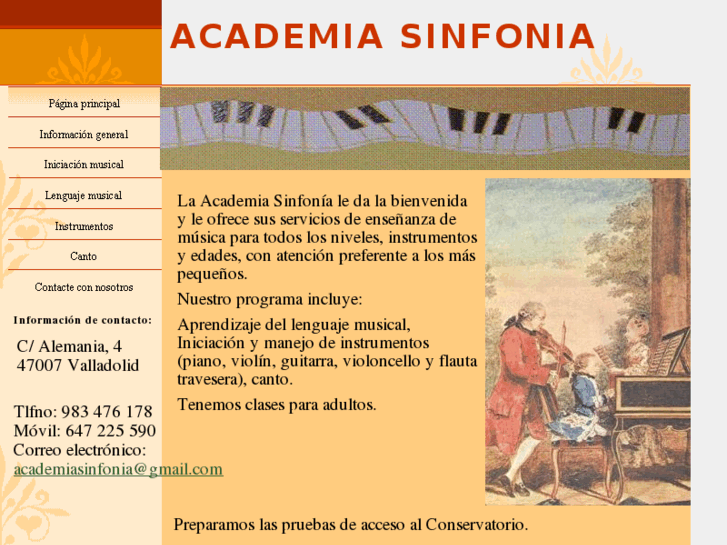 www.academiasinfonia.es