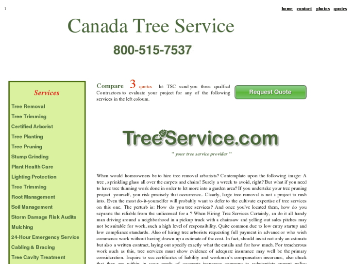 www.canadatreeservice.net