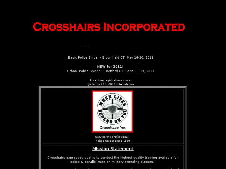 www.crosshairs.org