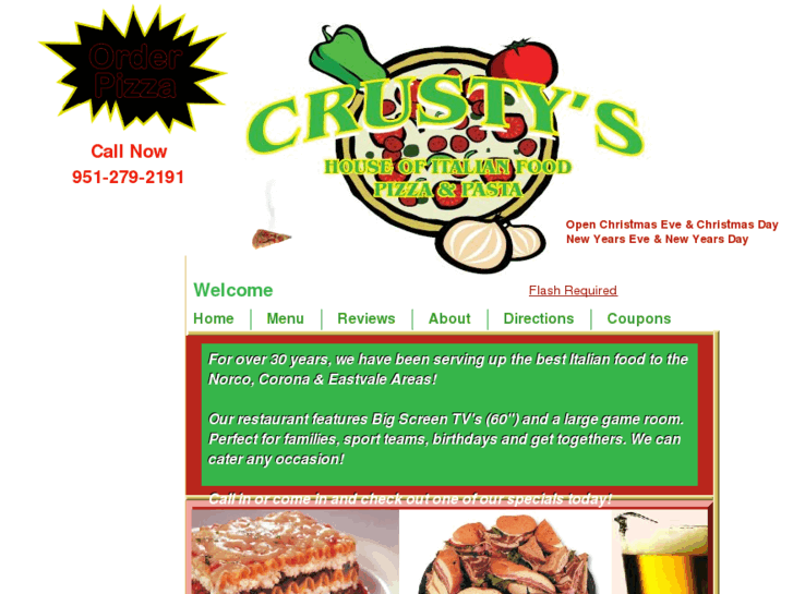 www.crustyspizzadelivers.com