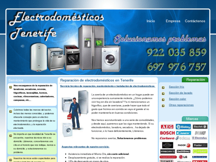 www.electrodomesticostenerife.es